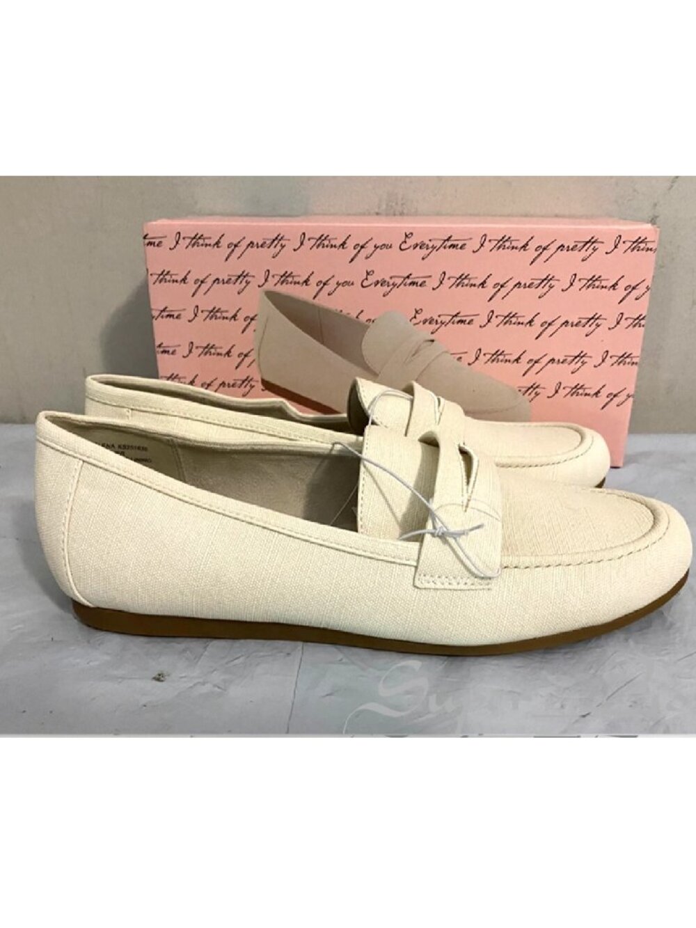 NEW Kensie Women's Yelena Canvas Slip On Loafer